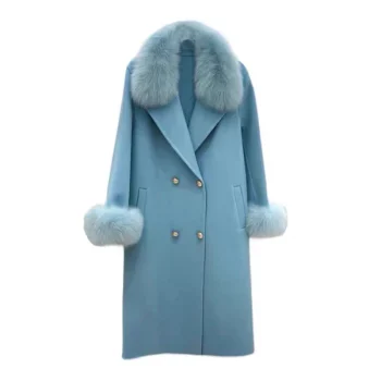 Naouma Fox Cashmere Coat 2